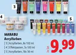 Lidl MARABU Acrylfarben Angebot
