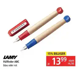 Pagro Diskont LAMY Füllfeder ABC Angebot