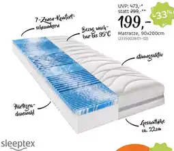 XXXLutz sleeptex Matratze Angebot