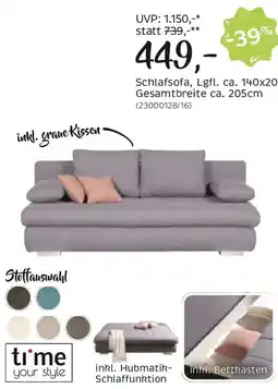 XXXLutz time Schlafsofa Angebot