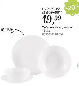 XXXLutz Tafelservice „Vetro“ Angebot