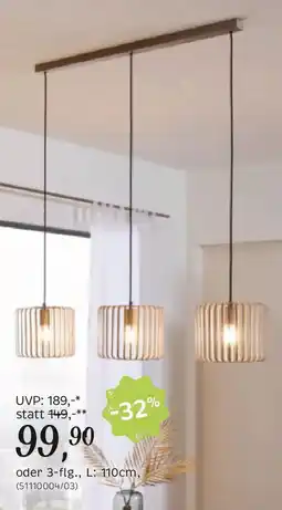 XXXLutz Hängeleuchte 3-flg. Angebot