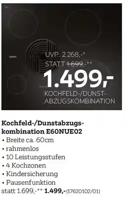 XXXLutz Kochfeld-/dunstabzugskombination Angebot