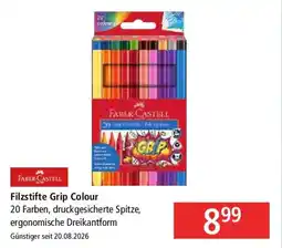 Pagro Diskont FABER-CASTELL Filzstifte Grip Colour Angebot
