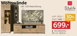 XXXLutz Stylife wohnwand Angebot