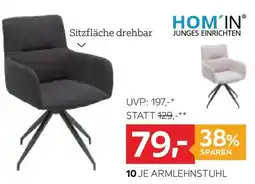 XXXLutz HOM'IN Je armlehnstuhl Angebot