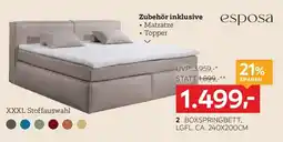 XXXLutz esposa Boxspringbett Angebot