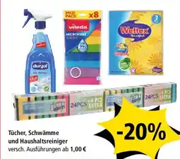 Pagro Diskont Tücher, Schwämme und Haushaltsreiniger Angebot