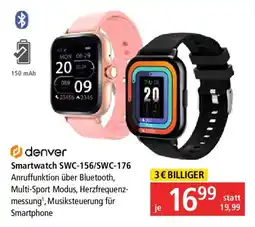 Pagro Diskont denver Smartwatch SWC-156/SWC-176 Angebot