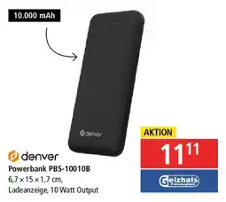 Pagro Diskont denver Powerbank PBS-10010B Angebot