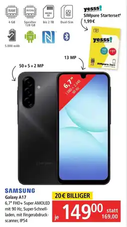 Pagro Diskont SAMSUNG Galaxy A17 Angebot