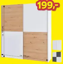 Möbelix Schwebetürenschrank Time Angebot