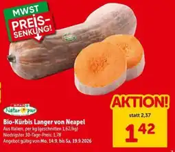 Interspar Bio-Kürbis Langer von Neapel Angebot