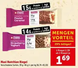 Interspar Maxi Nutrition Riegel Angebot