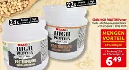 Interspar SPAR HIGH PROTEIN Pulver Angebot