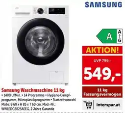 Interspar Samsung Waschmaschine 11 kg Angebot