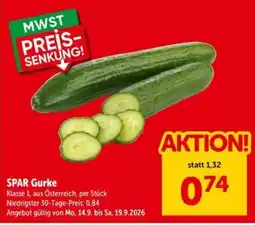 Interspar SPAR Gurke Angebot