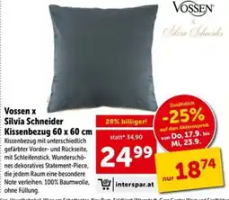 Interspar Vossen x Silvia Schneider Kissenbezug Angebot
