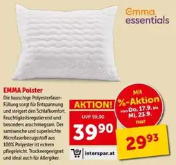 Interspar EMMA Polster Angebot