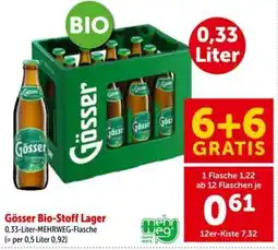 Interspar Gösser Bio-Stoff Lager Angebot