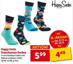Interspar Happy Socks Erwachsenen-Socken Angebot