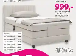 Mömax Boxspringbett "DIXON" Angebot