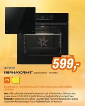 Gorenje EINBAU-BACKOFEN-SET