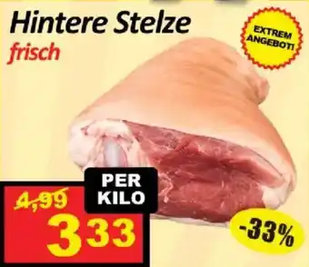 Hintere Stelze frisch