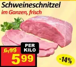 Wurstico Schweineschnitzel im Ganzen, frisch Angebot