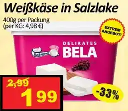 Wurstico Weißkäse in Salzlake Belanova Angebot