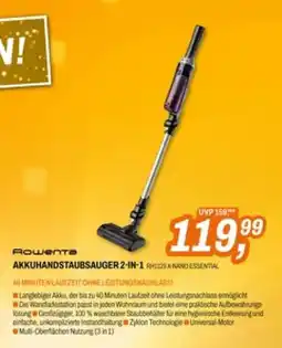 Expert Rowenta Akkuhandstaubsauger 2-in-1 Angebot