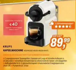 Expert Krups Kapselmaschine Nespresso XN6001 Inissia White Angebot