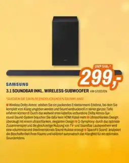 Expert Samsung 3.1 Soundbar inkl. Wireless-Subwoofer Angebot