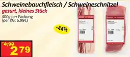 Wurstico Schweinebauchfleisch / Schweineschnitzel gesurt, kleines Stück Angebot
