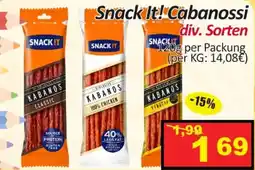 Wurstico Snack It! Cabanossi Angebot