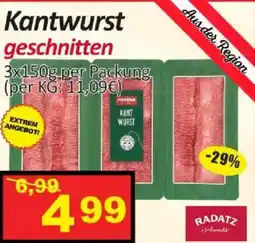 Wurstico RADATZ Kantwurst geschnitten Angebot