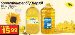 Wurstico Sonnenblumenöl / Rapsöl Angebot