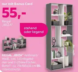 Mömax Regal „IBIZA“ Anthrazit/Weiß Angebot