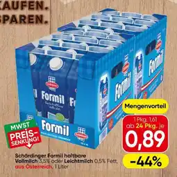 Spar Schärdinger Formil haltbare Vollmilch Angebot