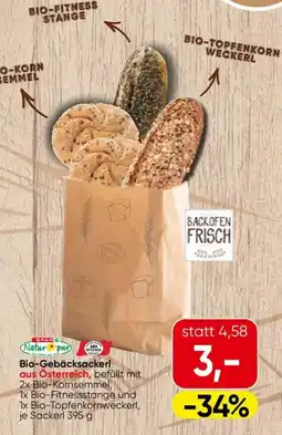 Spar Bio-Gebäcksackerl Angebot