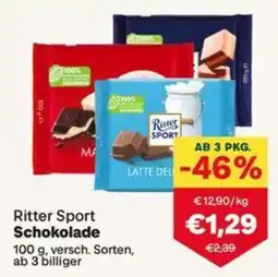 MPreis Ritter Sport Schokolade Angebot