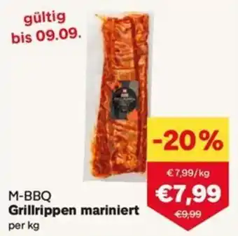M-BBQ Grillrippen mariniert