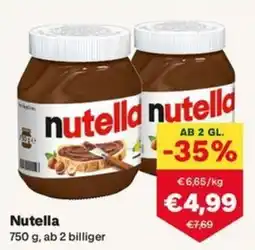MPreis Nutella Angebot