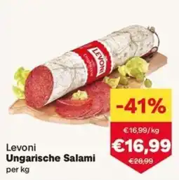 MPreis Levoni Ungarische Salami Angebot