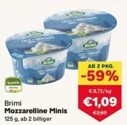 MPreis Brimi Mozzarella Minis Angebot