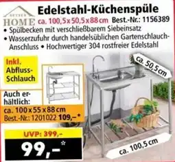 Norma Edelstahl-Küchenspüle Angebot