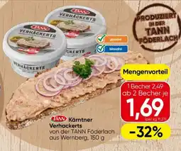 Spar TANN Kärntner Verhackerts Angebot