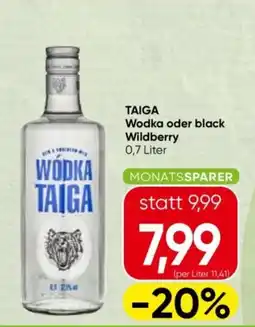 Eurospar Wodka Taiga Wildberry Angebot