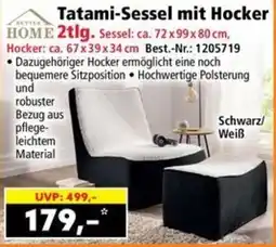 Norma Tatami-Sessel mit Hocker Angebot