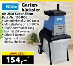 Norma Güde Garten-häcksler GH 2800 Super Silent Angebot
